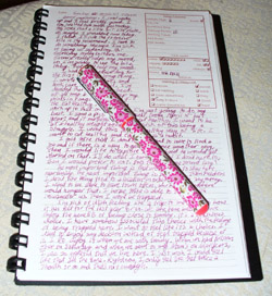 journal page